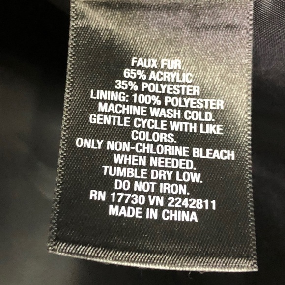 Massimo Faux fur black vest - Picture 12 of 14